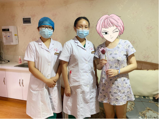 暖心！武漢仁愛醫院情人節送花送祝福