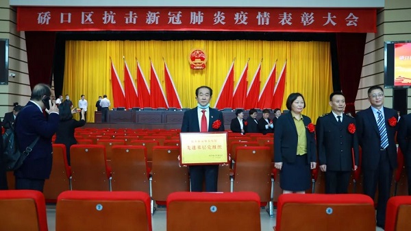 武漢仁愛醫院榮獲硚口區先進基層黨組織表彰